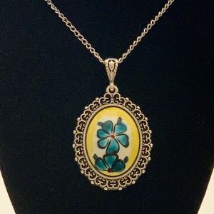 Antique Silver Plated Necklace